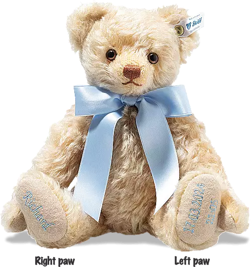 Steiff Personalised Teddy Bear (Blue)