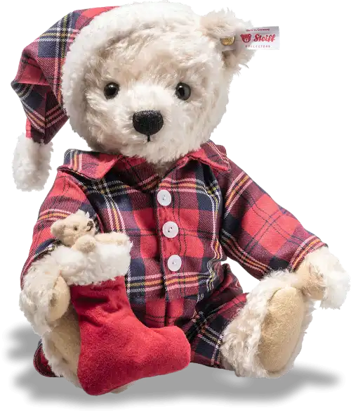 Steiff Christmas Morning Teddy Bear Set
