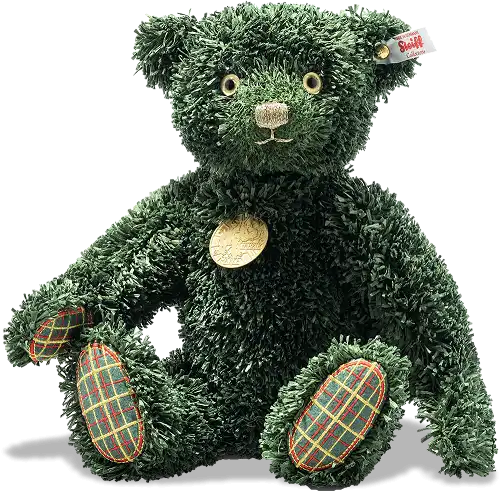 Steiff Green Sustainably Made Christmas Teddy