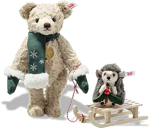 Steiff Teddy Bear with Hedgehog