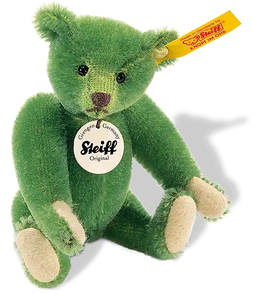 Steiff 1908 Replica Green Miniature Teddy