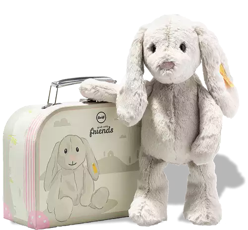 Steiff Hoppie Rabbit with suitcase