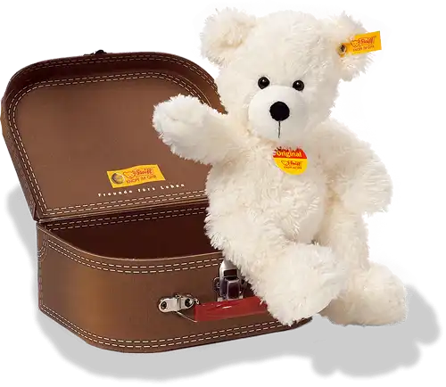 Steiff Lotte Teddy Bear in suitcase