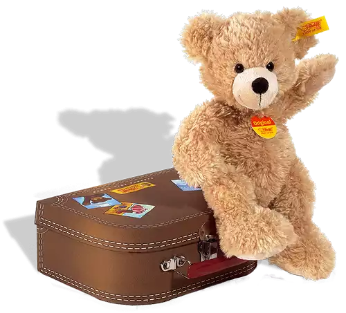 Steiff Fynn Teddy Bear in Suitcase