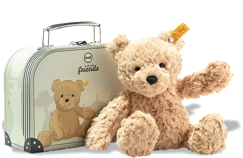 Steiff Jimmy in suitcase
