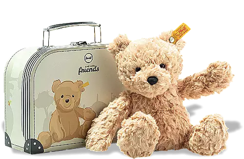 Steiff Jimmy in suitcase