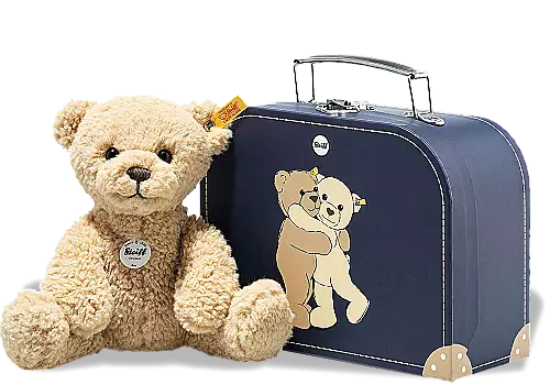 Steiff Ben Teddy Bear in suitcase