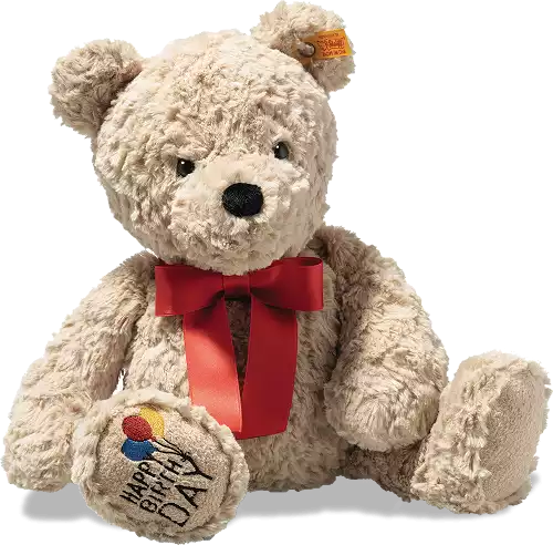 Steiff Jimmy Teddy Bear Happy Birthday