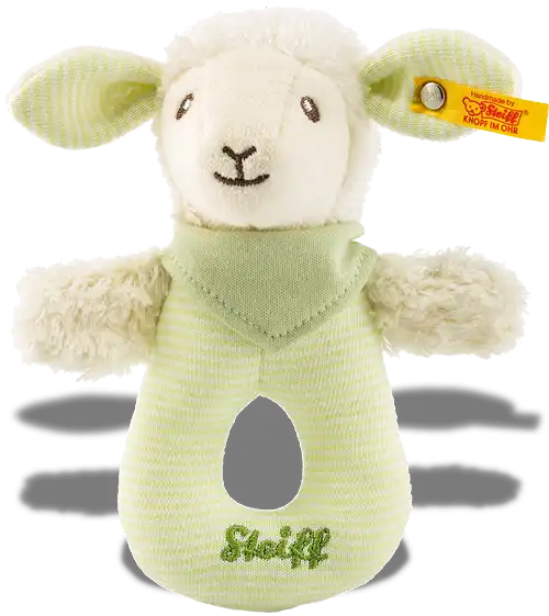 Steiff Bear Lenny Lamb Grip with Rattle