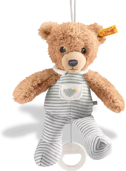 Steiff Bear grey sleep well music box