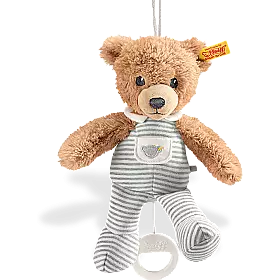 Steiff Bear grey sleep well music box
