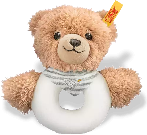 Steiff Teddy grey sleep well grip toy