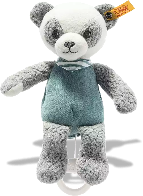 Steiff GOTS Paco Panda Music Box - Organic