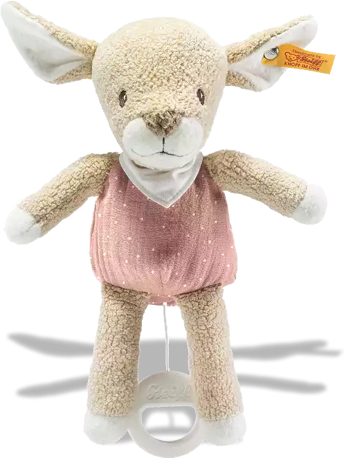Steiff GOTS Raja Deer Music Box