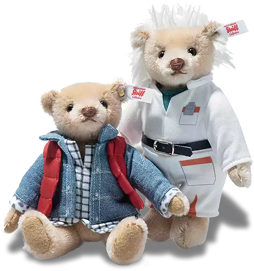 Steiff Back To The Future Doc Brown & Marty McFly