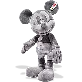 Steiff Disney Mickey Mouse in monochrome Platinum colour