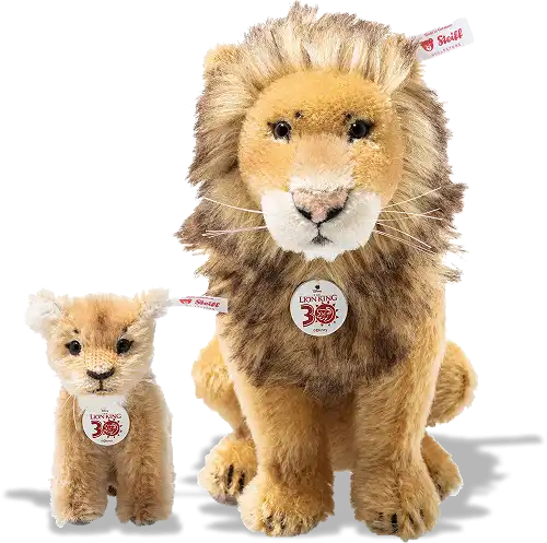 Steiff Mufasa and Simba Set