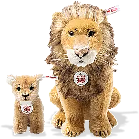 Steiff Mufasa and Simba Set