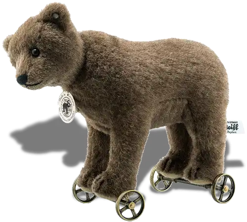 Steiff Replica 1904 Bear on Wheels