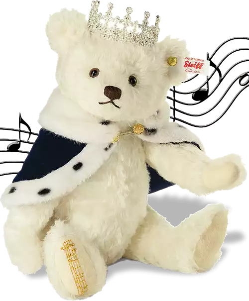 Steiff QUEEN ELIZABETH II Musical Steiff Bear