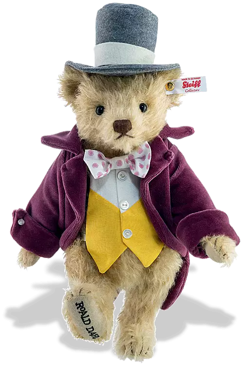 Steiff Famous Willy Wonka - so smartly dressed!