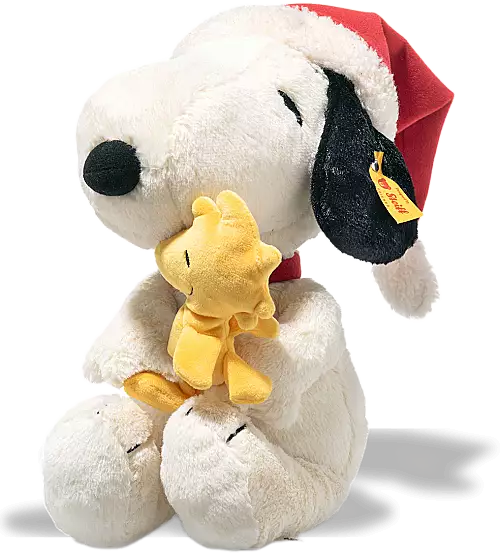Steiff Snoopy Christmas with Woodstock