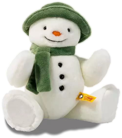 Steiff The Snowman - sitting for a rest