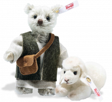 click to see Steiff  Shepherd With Lamb Set in detail