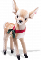 click to see Steiff  Rieke Christmas Fawn in detail