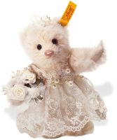 click to see Steiff  Bride Teddy Bear in detail