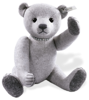 click to see Steiff  Selection Grey Felt Teddy Bear in detail
