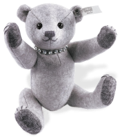click to see Steiff  Selection Grey Felt Teddy Bear in detail