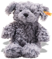 click to see Steiff  Cuddly Toni Dog in detail
