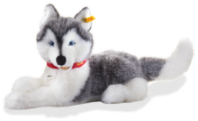 click to see Steiff  Bernie Husky in detail
