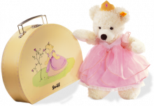 click to see Steiff  Lotte Teddy Bear Princess In Suitcase in detail