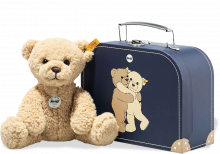 click to see Steiff  Ben Teddy Bear In Suitcase in detail