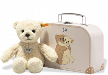 click to see Steiff  Mila Teddy Bear In Suitcase in detail