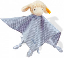 click to see Steiff  Sweet Dreams Lamb Comforter (blue) in detail