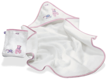 click to see Steiff  Little Circus Pink Bath Set in detail