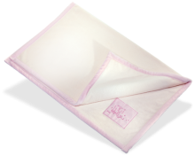 click to see Steiff  Pink Baby Soft Blanket in detail