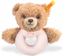 click to see Steiff  Sleep Well Teddy Bear Grip Toy in detail