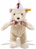click to see Steiff  First Birthday Girl Teddy Bear With Musical Box in detail