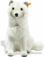 click to see Steiff  Arkin Arctic Fox in detail