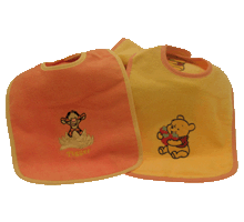 click to see Steiff Baby Pooh And Baby Tigger Bibs in detail