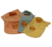 click to see Steiff Winnie the Pooh And Tigger Bibs in detail