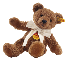 click to see Steiff  James Teddy Bear - Very Soft And Cuddly - 28cms (3 Years in detail