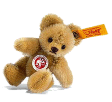 click to see Steiff  Mini Blond Teddy Bear - 8cms in detail