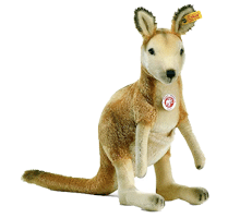 click to see Steiff  Knuffi Kangaroo in detail