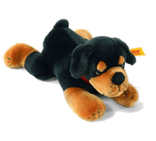click to see Steiff  Rottweiler Puppy in detail