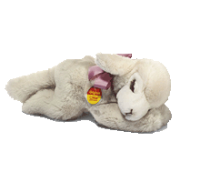 click to see Steiff  Floppy Bedtime Lamb in detail